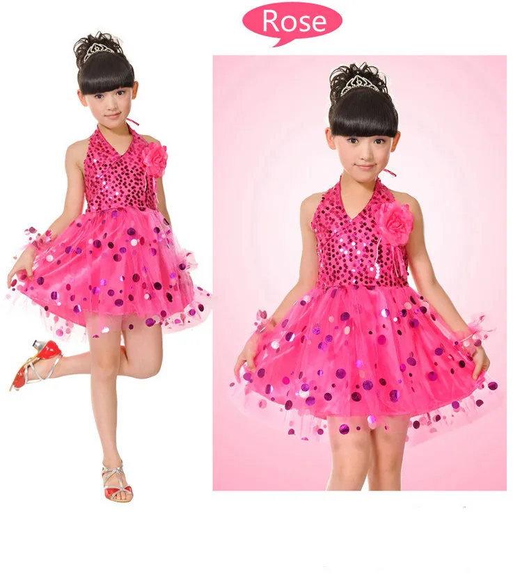 Лидер продаж детское платье для выступлений на сцене бахрома с блестками костюмы