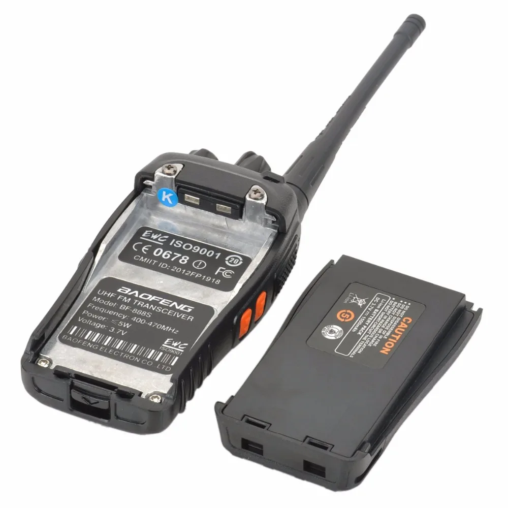 4 шт. Baofeng 888 S Двухстороннее Хэм FM радио BF-888S ручной Pofung рация UHF 400-470 мГц 16CH