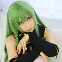 code geass c c cc empress 100cm 39 green long straight anime cosplay wighairnet