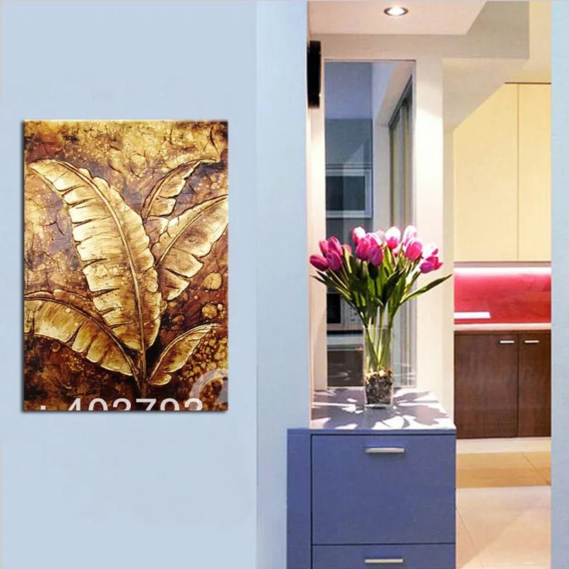 Красивая современная модная картина маслом на холсте в Южно азиатском стиле