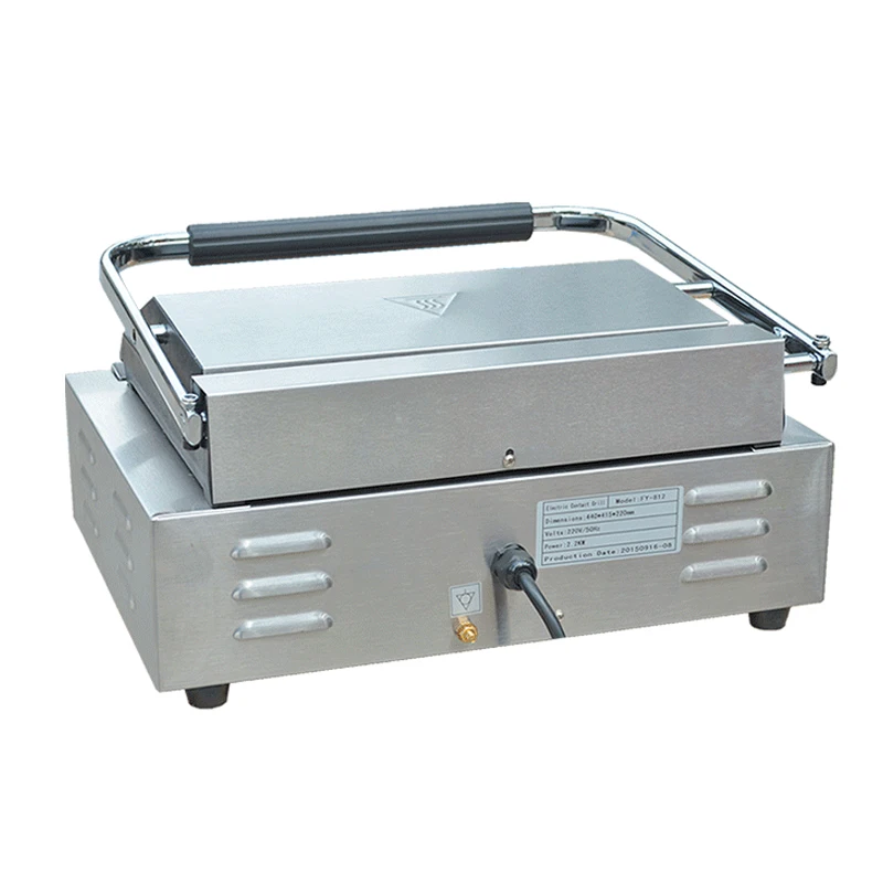 

220V Electric Commercial Grill Flat BBQ Grill Electric Sandwich Steak Toaster High Quality Single Plate EU/AU/UK/US Plug