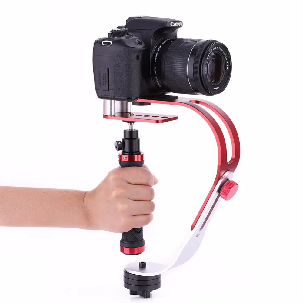 Для Feiyu/Zhiyu Steadycam ручной видео стабилизатор Цифровая камера держатель движения Steadicam для Canon/Nikon/sony/Gopro телефон DSLR - Цвет: Красный