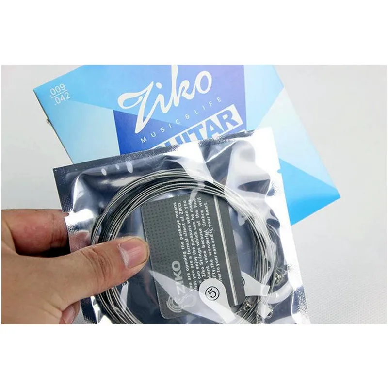 ZIKO guitar strings.009 . 042 электрогитарные струны гитарные части пусть Гитара педаль