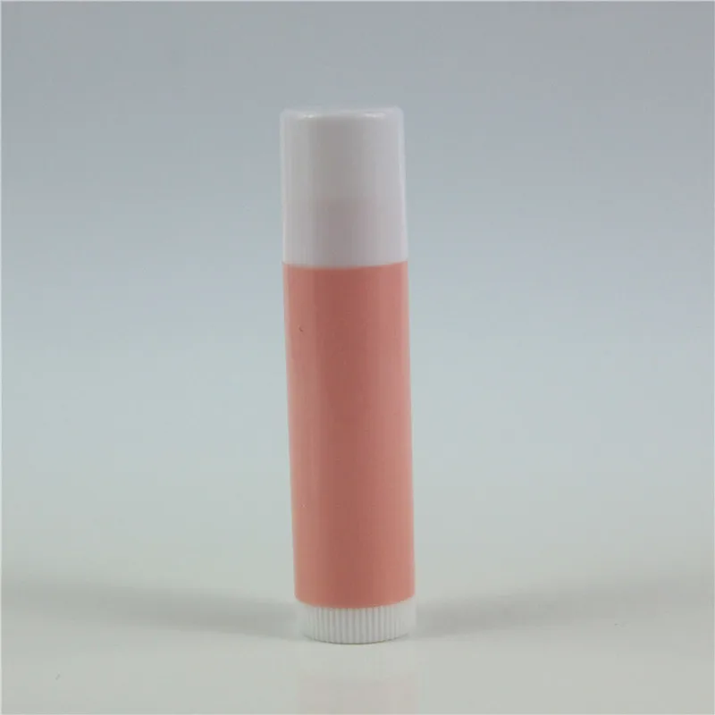 pink 100 шт./лот 5 г белые пустые тюбики для бальзама для губ DIY пластиковые цветные косметические контейнеры для путешествий - Цвет: pink