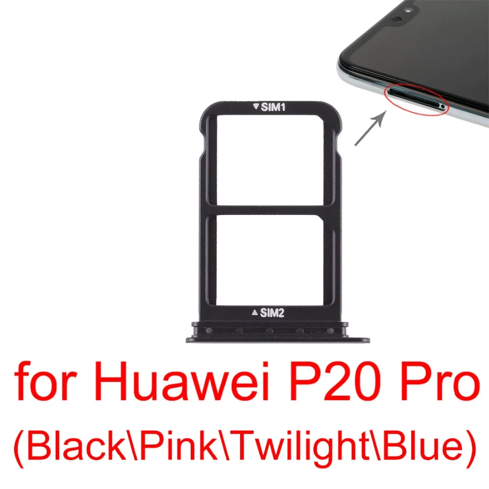 

New SIM Card Tray + SIM Card Tray for Huawei P20 Pro\ Enjoy 7 Repair parts replacement
