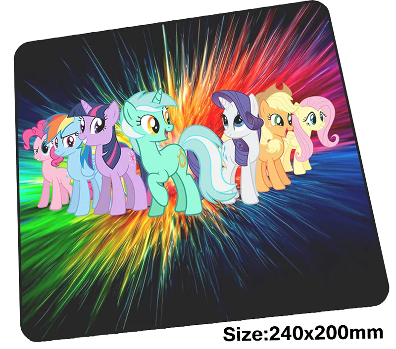 Коврик для мыши my little pony геймер 240x200 мм коврик для мыши notbook HD Печать игровой коврик для мыши высокое качество коврик для мыши ПК настольный коврик для мыши