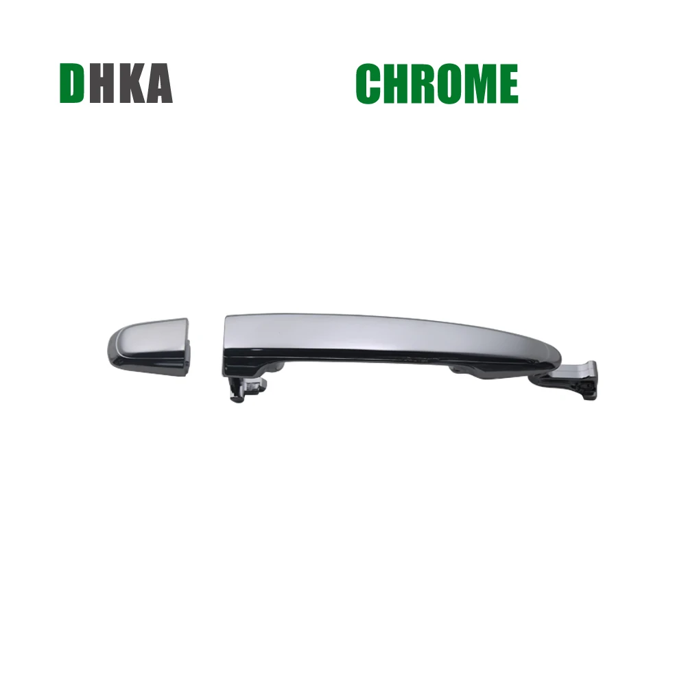 CHROME WHITE DHKA Наружная ручка двери для TOYOTA SIENNA VAN 2003-2009 три цвета - Цвет: CHROME WHITE