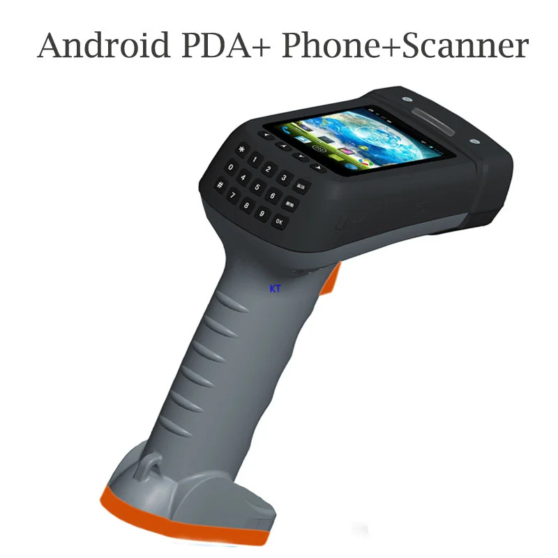 Портативный терминал с пистолетной рукояткой 1D 2D сканер штрих кода считыватель