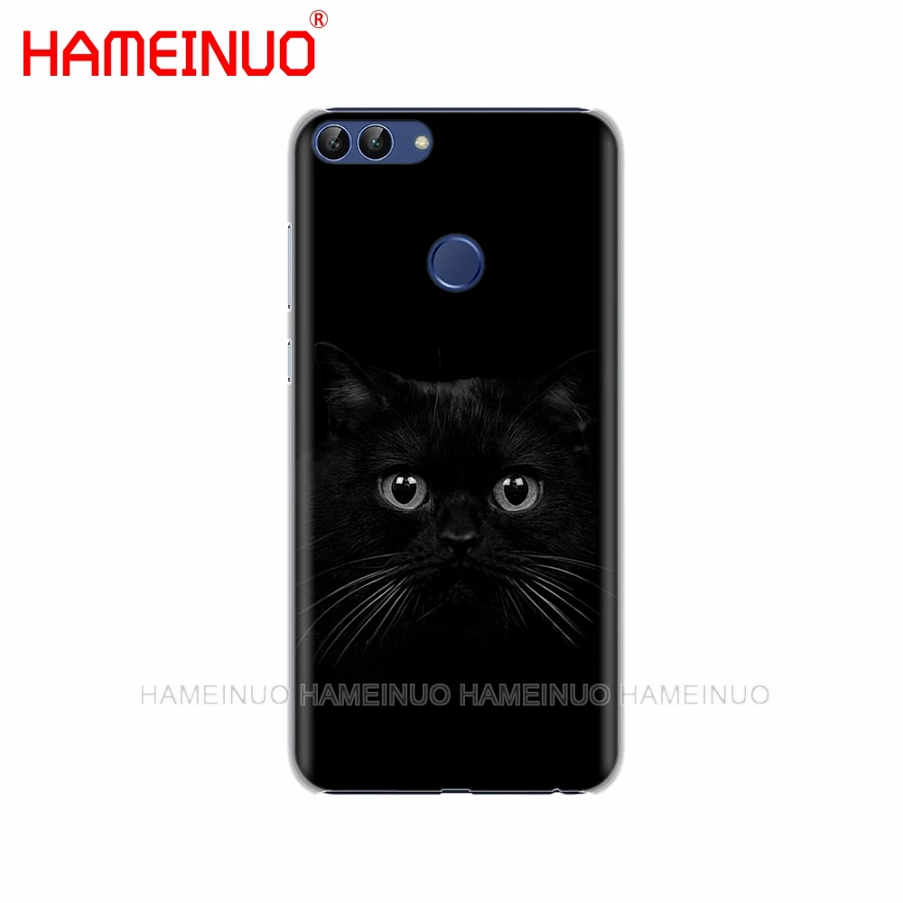 HAMEINUO Черный кот глазящий глаз на сотовый телефон чехол для huawei Honor Y5 7C Y625 Y635 Y6 Y7 Y9 Prime PRO - Цвет: 43039