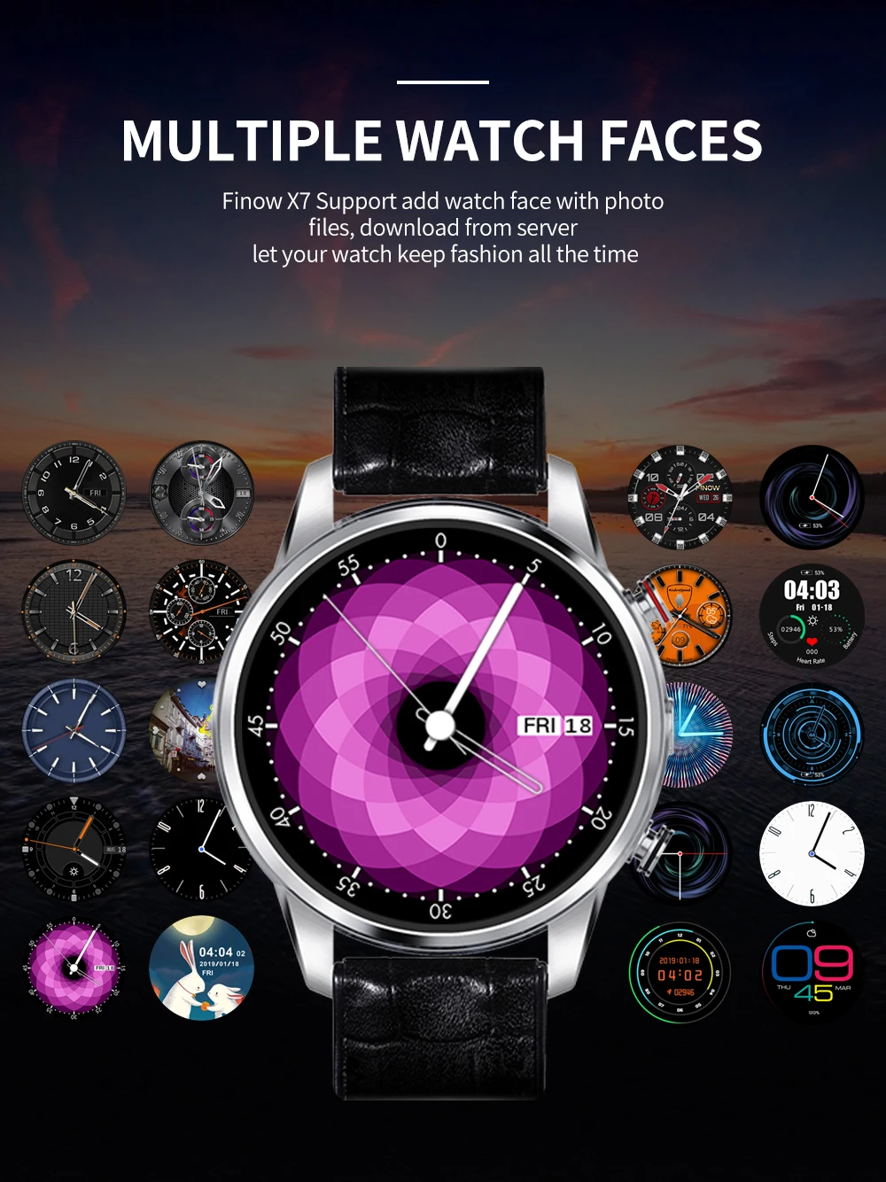 Finow X7 смарт часы 4G reloj inteligent Android 7,1 Смарт часы MTK6739 1,39 дюймов дисплей Высокое качество Смарт часы в Новинка