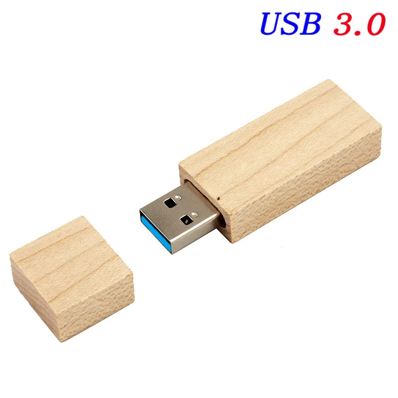 Maple wood JASTER логотип клиента Деревянная Карта памяти usb 3,0 usb флеш-накопитель ручка привода 4GB~ 64GB U диск свадебный подарок высокая скорость - Цвет: Maple wood