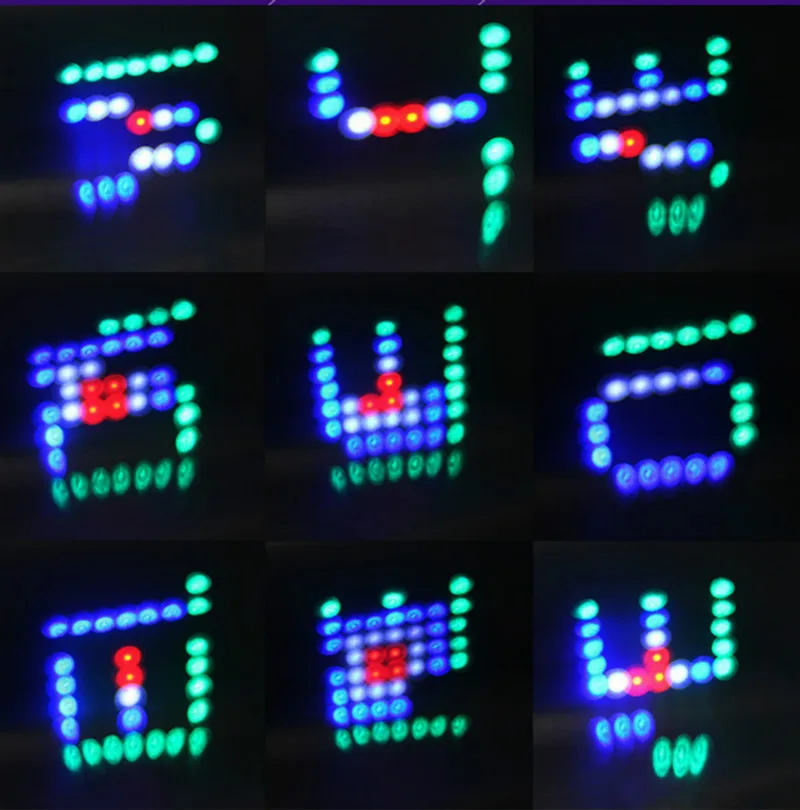 LED Airship 64 RGBW изменение цвета 10 Вт Moonflower освещение волшебный узор сценические огни