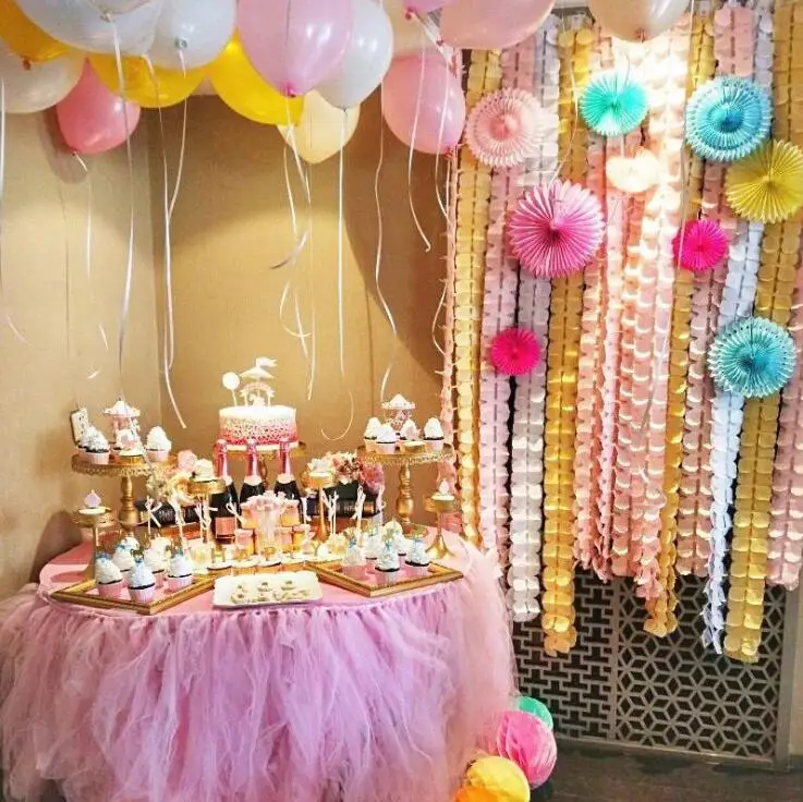 20 шт./лот разноцветная Бумажная гирлянда в форме четырех листьев баннеры флажки