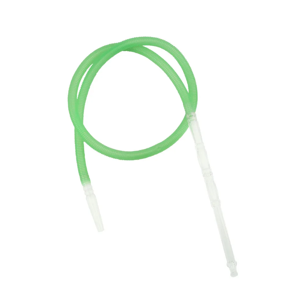 Green and White SY 1 шт. 150 см Pageant цветная трубка для кальяна с длинным ртом трубы шланг для кальяна аксессуары пластиковая труба - Цвет: Green and White