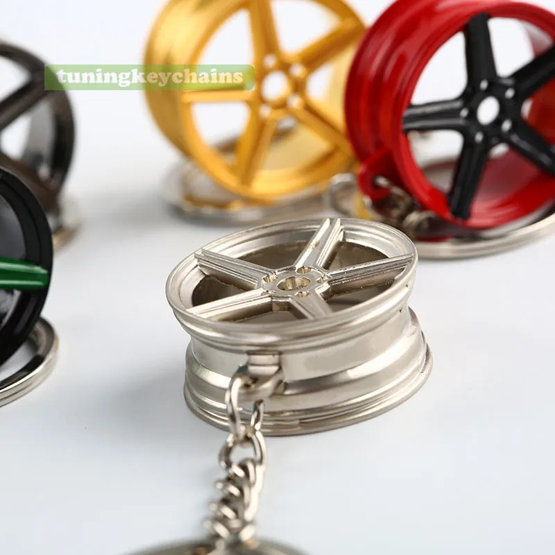 Новый автомобильный мини брелок KV1 из сплава с ободом колеса MB|wheel rim keychain|car keyrings