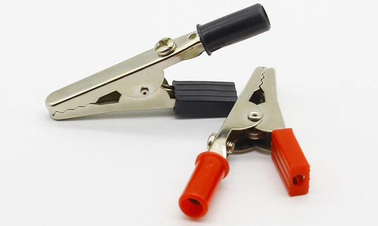 10 шт. зажимы типа крокодил изолированные пластиковые ручки кабель винтовое