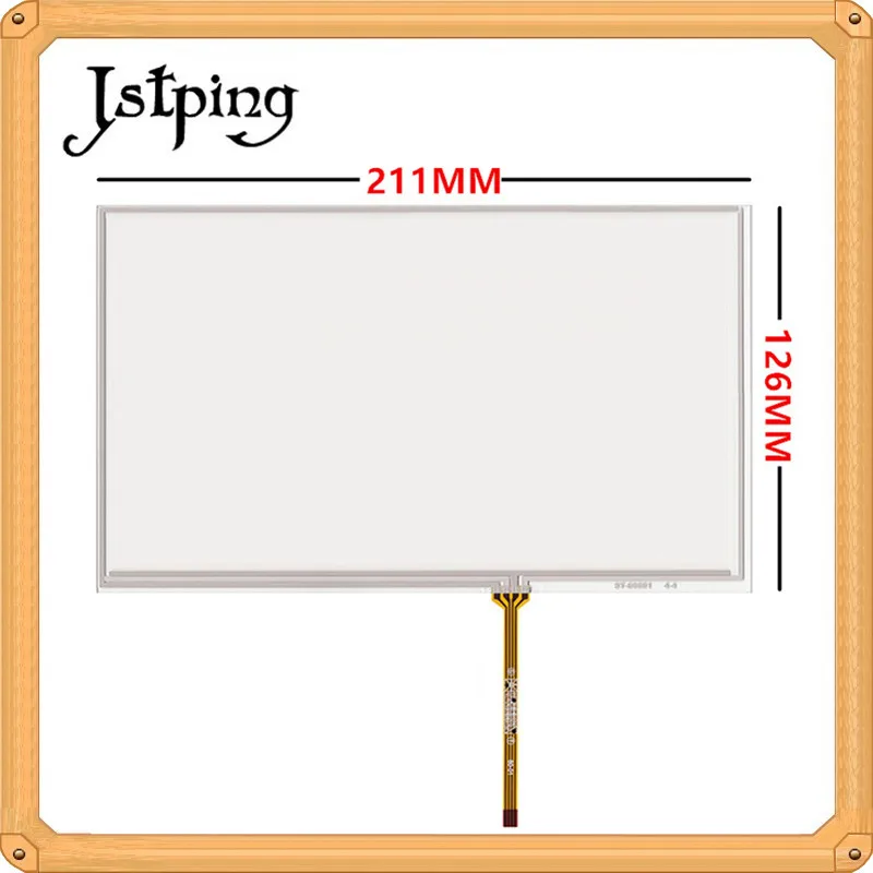 Jstping 9 дюймов четыре провода Сопротивление сенсорный экран AT090TN10 TN12 TN14 211*126 мм 211 *