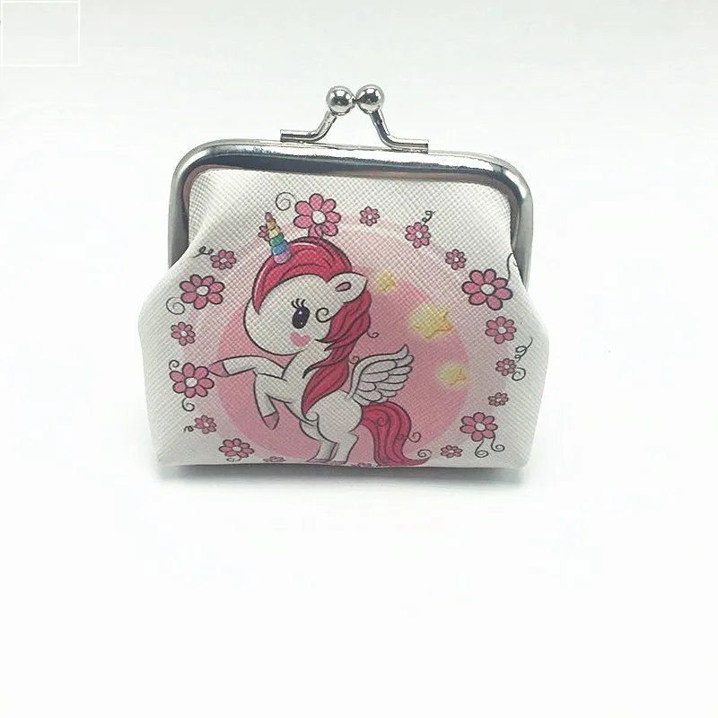 My Little Pony/ Кошелек для монет для девочек с единорогом, с пряжкой, женские короткие портмоне, кошелек хранилище, сумка - Цвет: 2