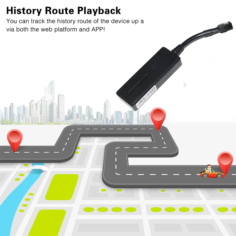 Gps трекер автомобильный Автомобильный 2G GSM GPS локатор отключает масло топливо за