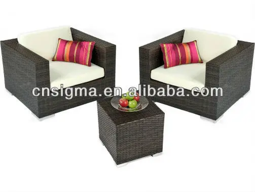 Новый коричневый ротанговый всепогодный уличный современный стул для бистро |