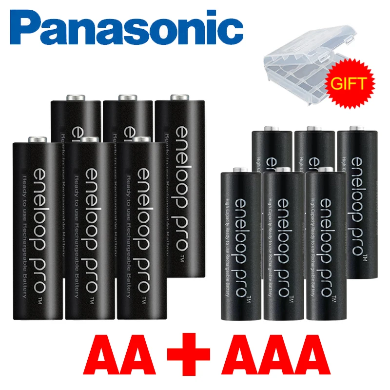 Panasonic 1 2 v Ni MH AAA аккумуляторная батарея перезаряжаемая и AA Аккумуляторная для