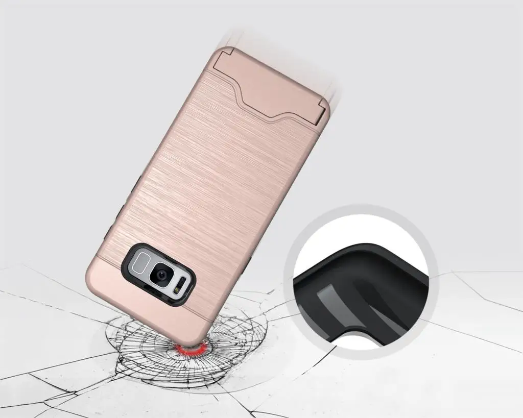 Чехол для samsung Galaxy S9 Plus, A8 Plus, J3, J7, чехол с подставкой и держателем, скрытый слот для карт, чехол для телефона, матовый чехол, Capa
