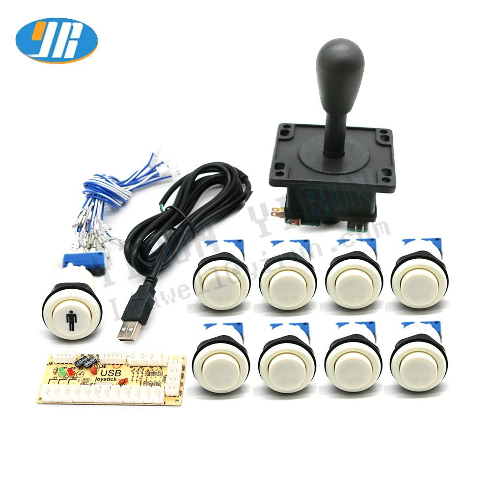 Аркадная игра DIY комплект для Mame USB Нулевая задержка кодер HAPP стиль кнопочный джойстик Raspberry pi аркадный джойстик контроллер