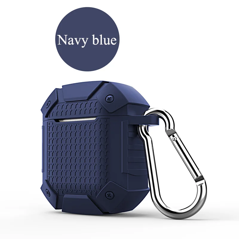 Сверхмощный защитный чехол для наушников для Airpods, противоударный, полная защита, Bluetooth, беспроводной чехол для наушников, для Airpods 2, чехол