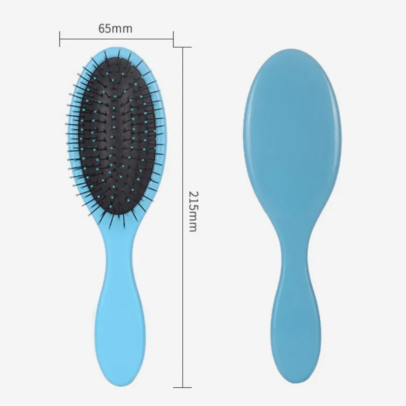 4 Colors Massage Shape Anti-knotted Hair Comb Plastic Environmentally Friendly High Temperature Hairdressing Wet | Красота и здоровье