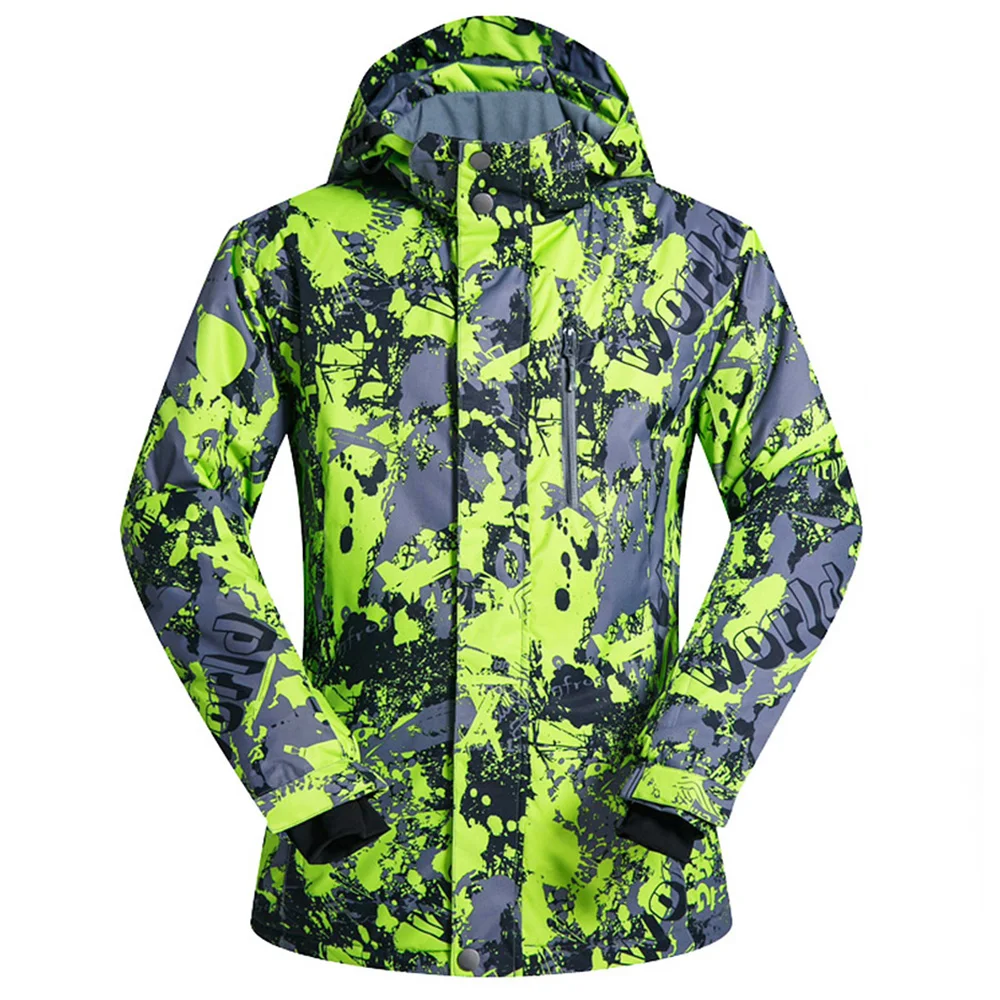 Мужская теплая куртка для катания на лыжах и сноуборде водонепроницаемая зимняя