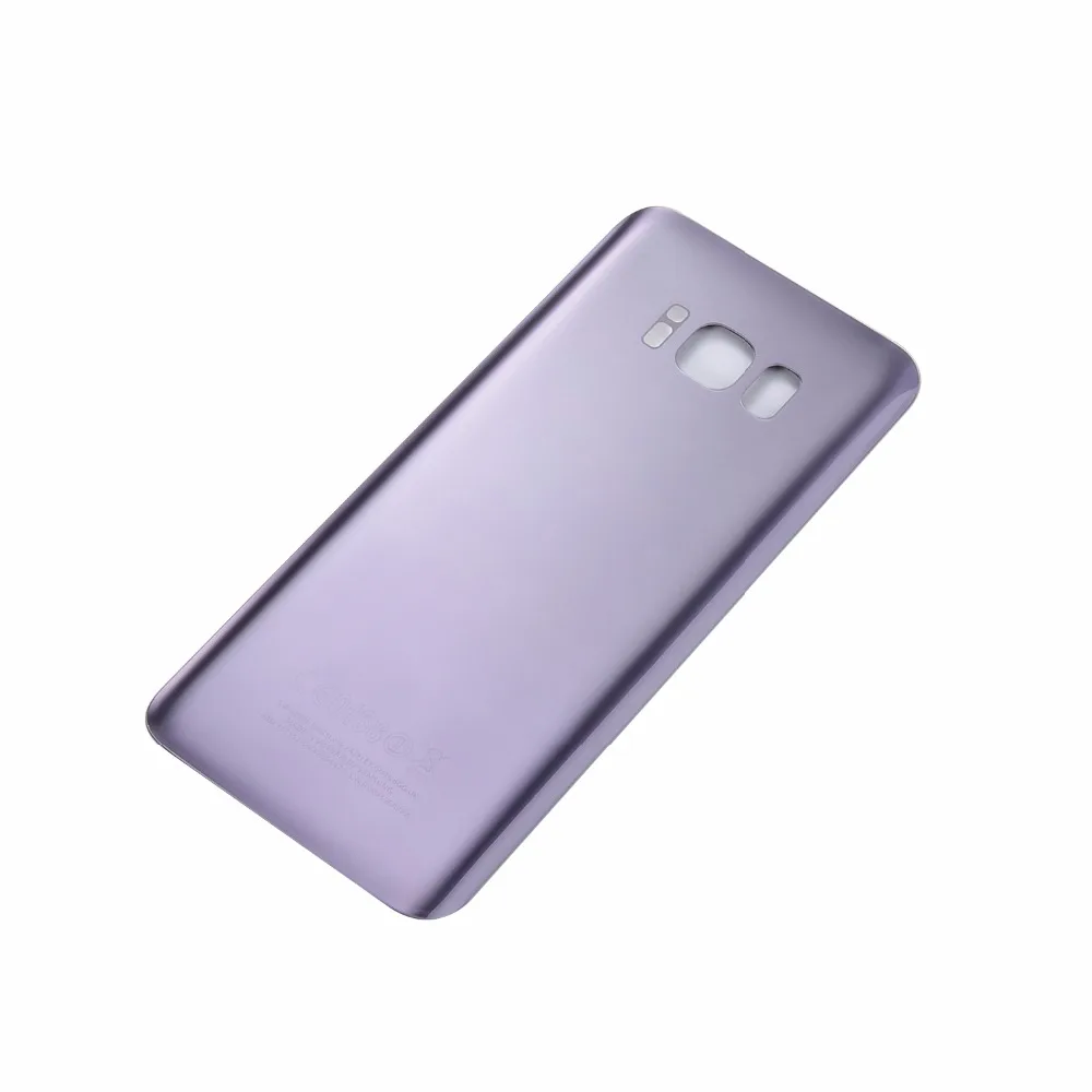 Стеклянный корпус S8 G950F задняя крышка аккумулятора для Samsung Plus + G955F с наклейкой