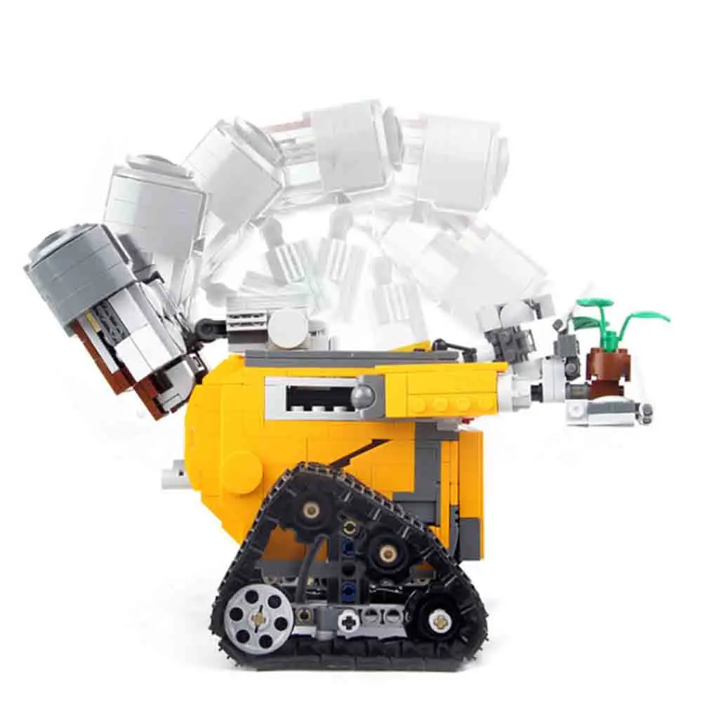 16003 Совместимость с legoing IDEA WALL E 21303 развивающие строительные блоки кирпичи