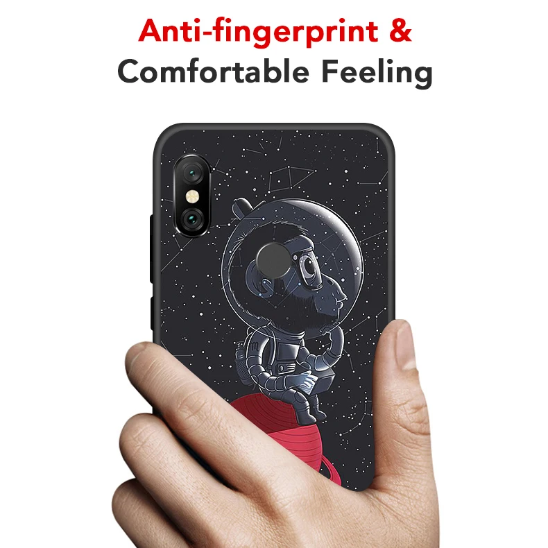 Space Cat Flowers Black Case For Oppo F11 Pro Soft Pattern Back Cover F11Pro REALME 3 K1 F9 A5 A3S F7 Cases Fundas Capa |