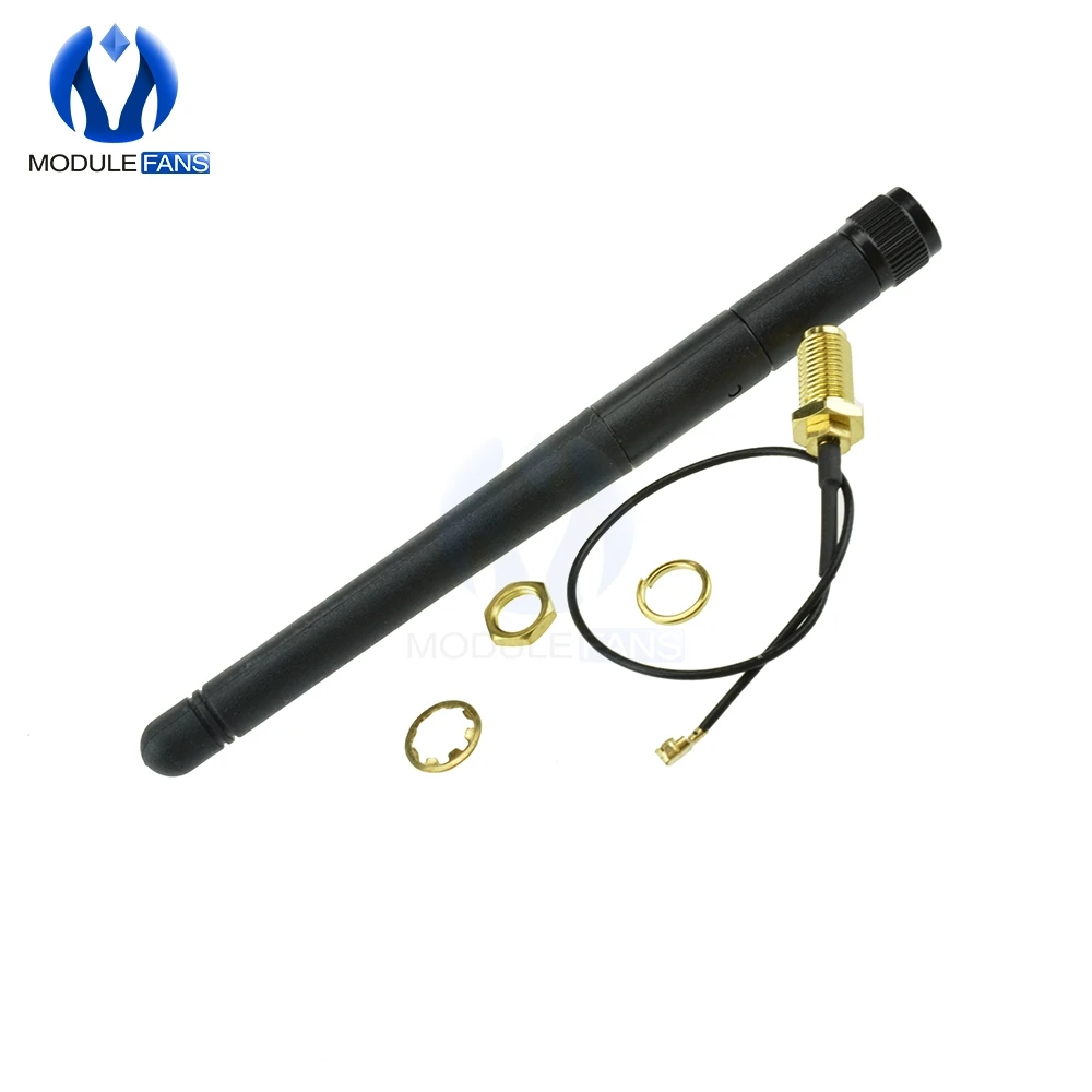 11 см 2 4 г Беспроводной антенна SMA палка 2dB 2.5dB усиления для NRF24L01 PA CC2500 модуль 20 IPX