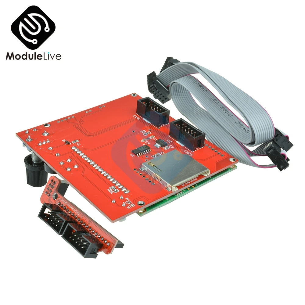 Умные запчасти RAMPS 1 4 lcd 12864 128*64 панель контроллера дисплей монитор материнская