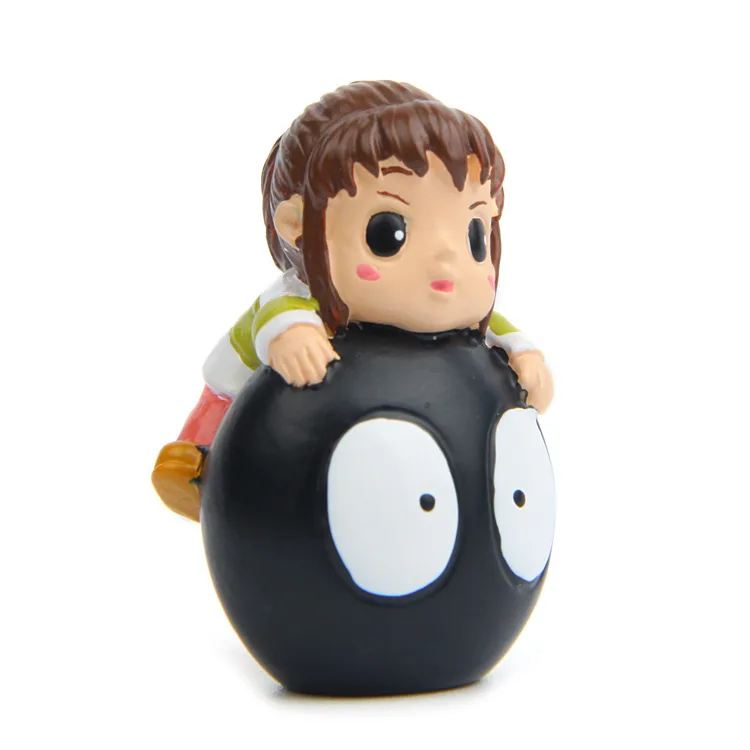 1 шт. студия Ghibli Унесенные спиралью Chihiro ПВХ фигурка Миядзаки аниме Хаяо каонаши
