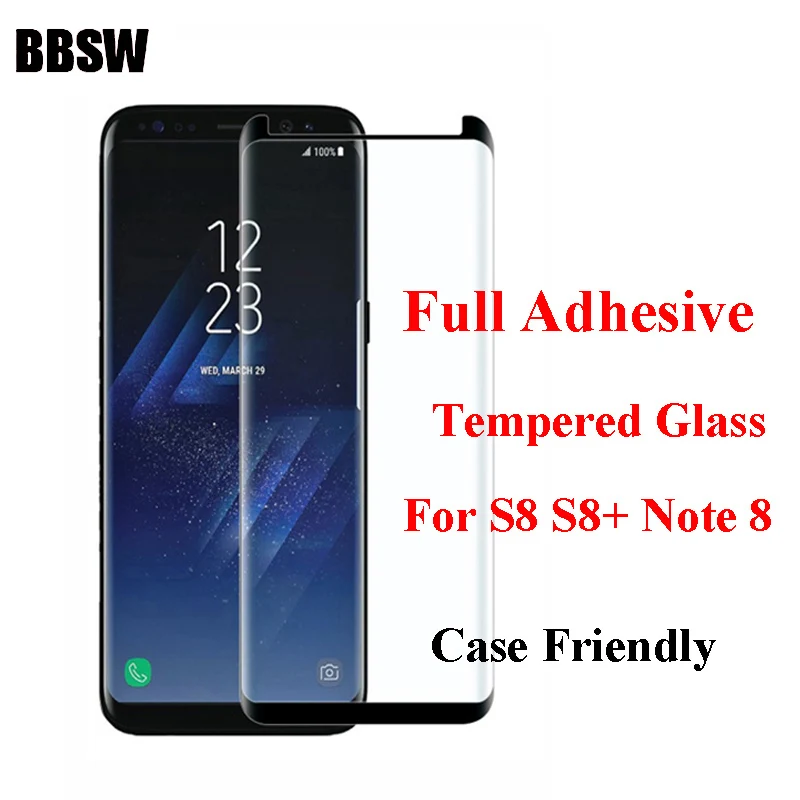 3D полное клейкое закаленное стекло для SAMSUNG S10 Plus 5G защитный чехол Galaxy S9 + S8 Note 9 8 10
