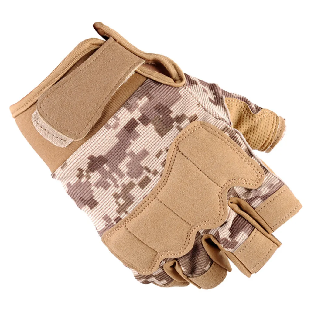 Тактические перчатки унисекс половина пальца Спорт на открытом воздухе