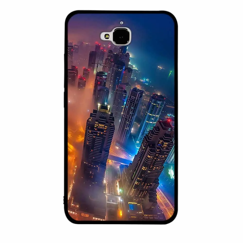 ТПУ чехол для huawei Honor 4c Pro Y6 Pro, мягкий силиконовый чехол на заднюю панель телефона, 3D рельефный стерео чехол s для huawei y6pro Enjoy 5, чехол