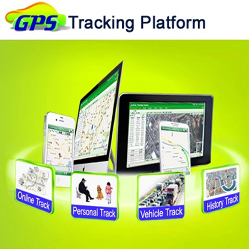 GPS автомобильный трекер с бесплатной платформой слежения A-GPS внешней и GSM