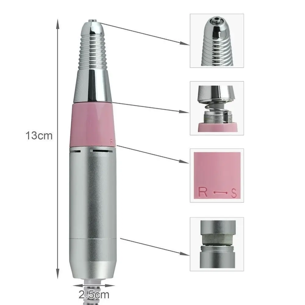 Электрическая ручка для дизайна ногтей маникюрная машинка аксессуары ручек 35000