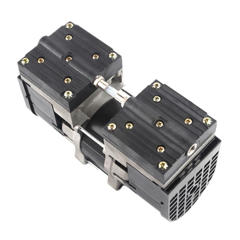 YIMAKER 110 V/220 V микро вакуумный насос с двойной головкой безмасляная мембранная вакуумная помпа 100W 60HZ 24L/MIN 30L/MIN для медицинских