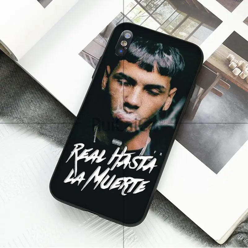 Ruicaica Anuel AA Рэппер Новинка чехол для телефона Fundas Apple iPhone 8 7 6 6S Plus X XS MAX 5 5S SE XR |