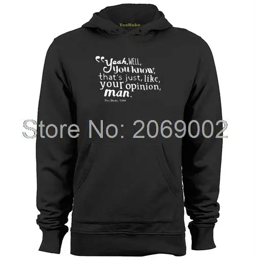 Your Opinion The Big Lebowski Mens &amp Womens Casual Hoodies Fashion | Мужская одежда