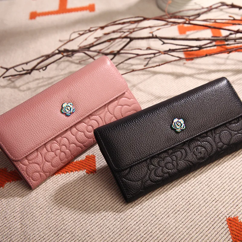 2019 бренд авторские Дамские кошельки из натуральной кожи Дамский