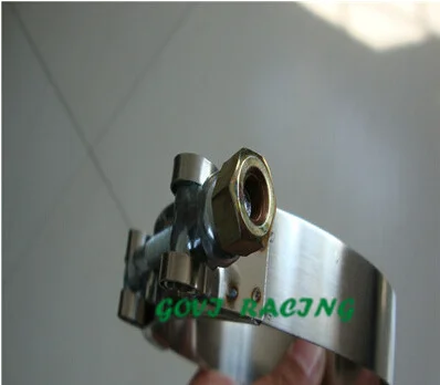 Универсальный T-BOLT зажимы из нержавеющей стали 103/105/109/110/115/120 мм внутренний диаметр для автомобилей Воздушный фильтр воздухозаборника трубы
