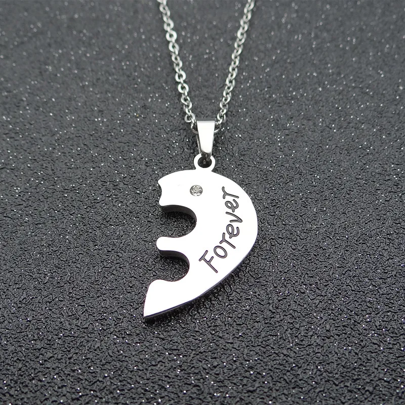 3 шт./компл. ювелирные изделия унисекс ожерелье дружбы с любовным сердцем из