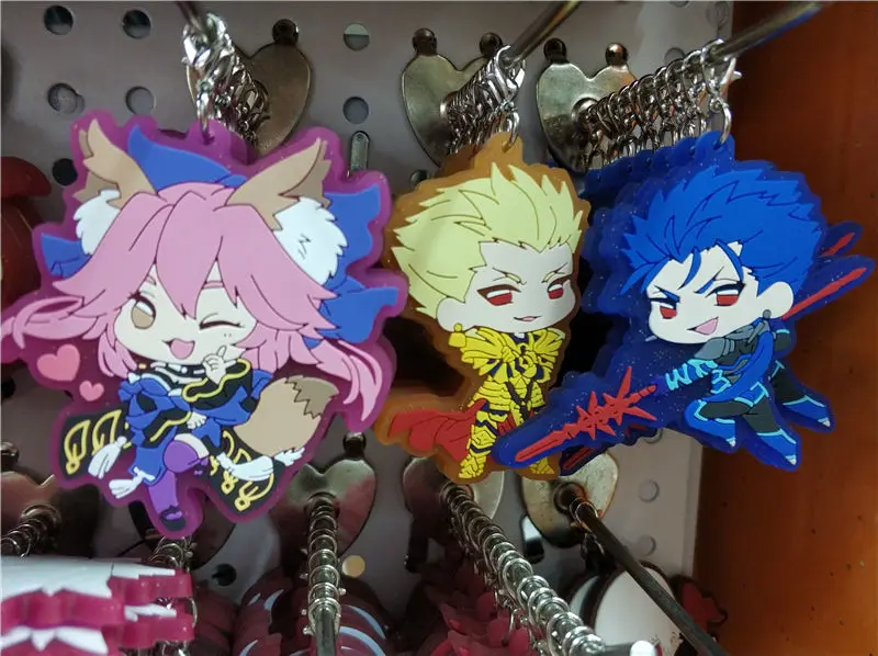 Фигурка героя из аниме Fate/stay night Gilgamesh Archer Lancer Saber tammo no Mae резиновый брелок с