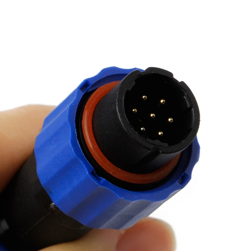 IP68 SP16 2Pin/3Pin/4Pin/5Pin/6Pin/7Pin/9Pin водонепроницаемый воздушный разъем светодиодный разъем