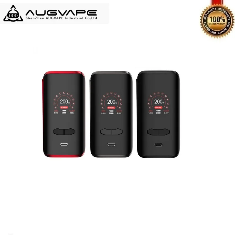 Augvape VX200 200 Вт TC бокс мод Vape коробка питание от двух 18650 батареи испаритель VS Voopoo Drag 2